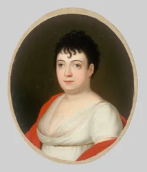 Porträt von Anna Mária Szirmayová, geb. Horvath-Stansith
